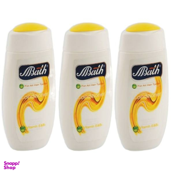 نرم کننده مو بس (Bath) مدل هیون حجم 250 میلی لیتر بسته 3 عددی