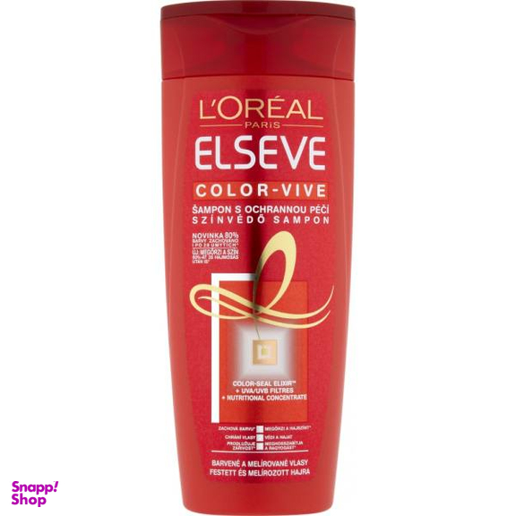 شامپو تثبیت کننده رنگ مو لورآل (L'Oreal) مدل Elseve Vive حجم 400 میلی لیتر