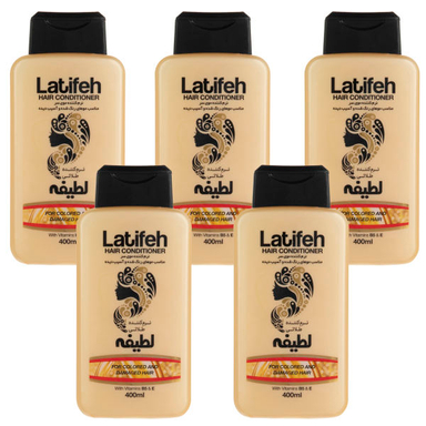 نرم کننده مو لطیفه (Latifeh) مدل Gold حجم 400 میلی لیتر بسته 5 عددی