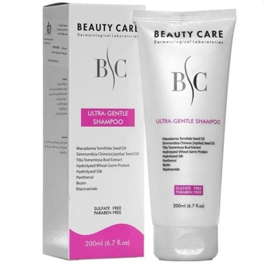 شامپو مو بی سی بیوتی کر (BC Beauty Care) مدل GENTLE حجم 200 میلی لیتر