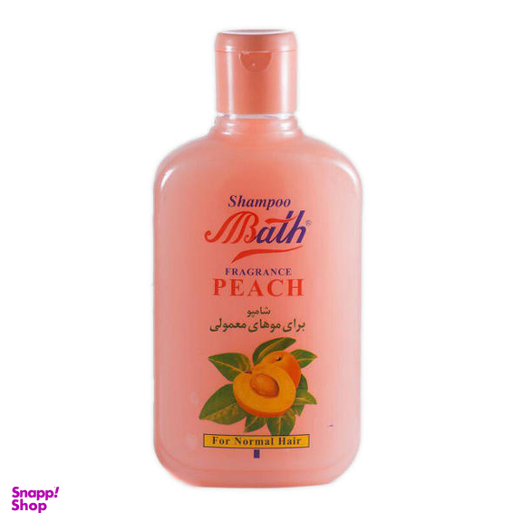 شامپو موهای معمولی بس (Bath) مدل Peach حجم 1000 میلی لیتر