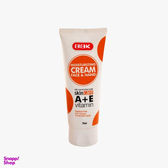 کرم مرطوب کننده ببک مدل ویتامین A+E حجم 75 میلی لیتر