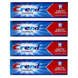 خمیر دندان کرند (Crend) مدل Cavity Protection حجم 100 میلی لیتر بسته 4 عددی