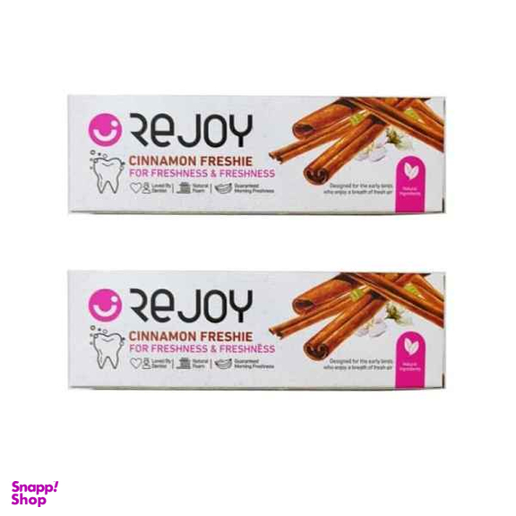 خمیر دندان ریجوی (Rejoy) مدل دارچین حجم 100 میلی لیتر بسته 2 عددی
