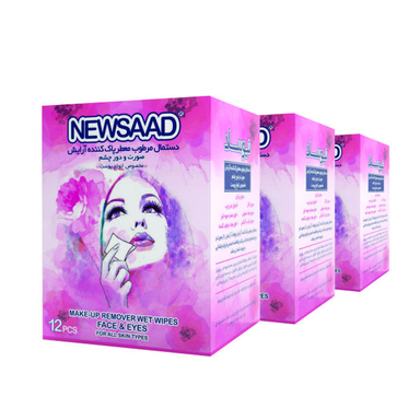 دستمال مرطوب نیوساد (Newsaad) مدل N مجموعه 3 عددی