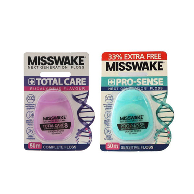 نخ دندان میسویک (Misswake) مدل Pro-Sense به همراه نخ دندان میسویک (Misswake) مدل Total Care