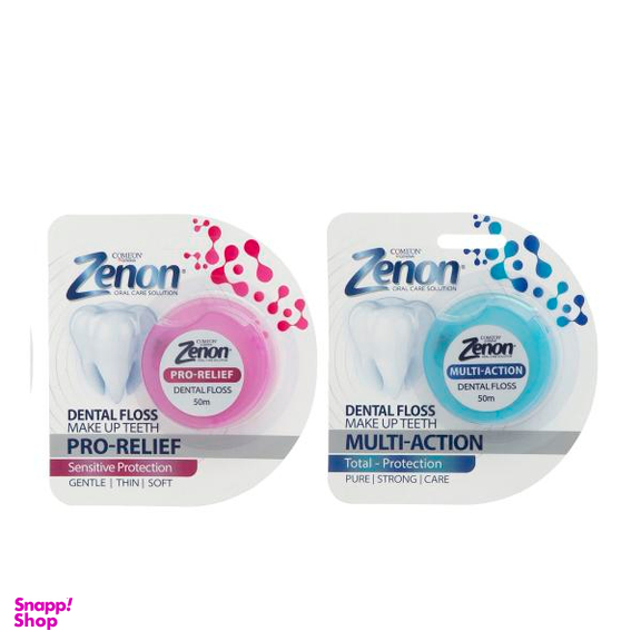 نخ دندان زنون (Zenon) مدل Multi-Action به همراه نخ دندان زنون (Zenon) مدل Pro-Relife