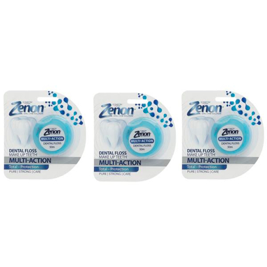 نخ دندان زنون (Zenon) مدل Multi-Action بسته 3 عددی