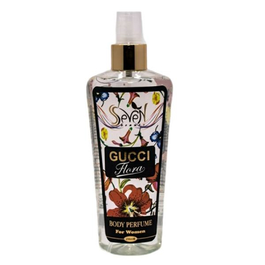 بادی اسپلش زنانه سون بیوتی (Seven Beauty) مدل Gucci Flora حجم 250 میلی لیتر