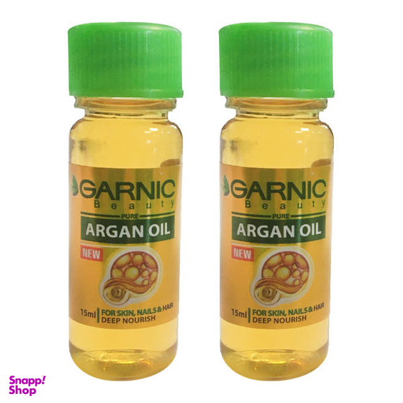 روغن آرگان گارنیک (Garnic) مدل 2442 حجم 15میلی لیتر مجموعه 2 عددی