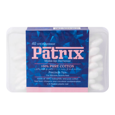 گوش پاکن پاتریکس (Patrix) مدل Pure Cotton بسته 40 عددی