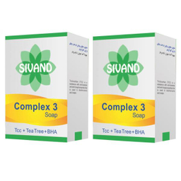 صابون ضدجوش سیوند (Sivand) مدل Complex3 وزن 90 گرم مجموعه 2 عددی