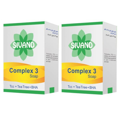 صابون ضدجوش سیوند (Sivand) مدل Complex3 وزن 90 گرم مجموعه 2 عددی
