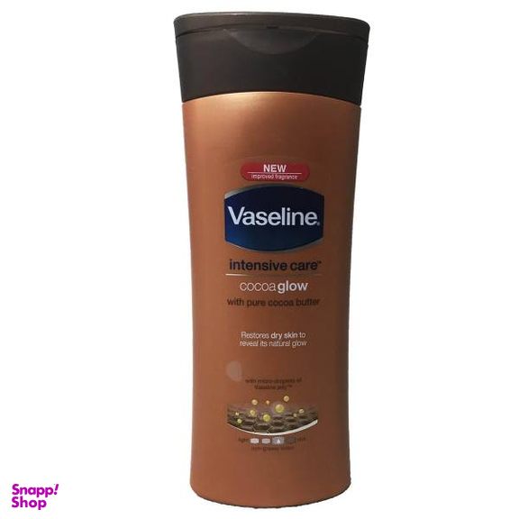 لوسیون بدن وازلین (Vaseline) مدل عصاره کاکایو حجم 400 میلی لیتر
