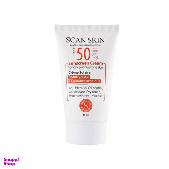 کرم ضد آفتاب اسکن اسکین (Scan Skin) مدل Anti Blemish حجم 40 میلی لیتر