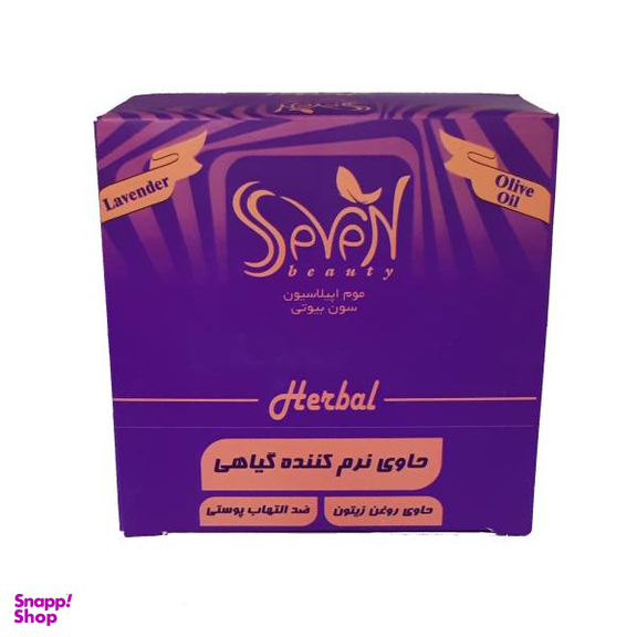 وکس موبر اس سون بیوتی (S seven Beauty) مدل اسطوخودوس وزن 480 گرم بسته 24 عددی