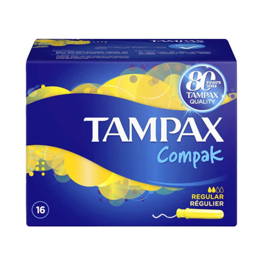 تامپون تامپکس مدل Compak Regular بسته 16 عددی