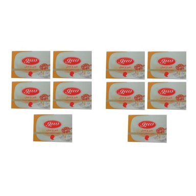 صابون شستشو سیو مدل Milk And Honey وزن 125 گرم مجموعه 10 عددی