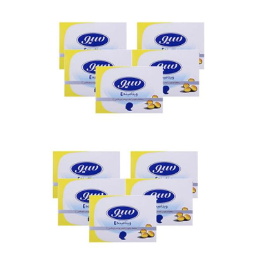 صابون شستشو سیو مدل Vitamin E وزن 125 گرم مجموعه 10 عددی
