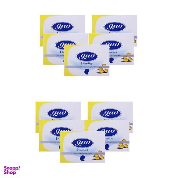 صابون شستشو سیو مدل Vitamin E وزن 125 گرم مجموعه 10 عددی