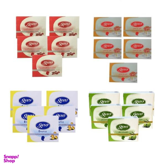 صابون شستشو سیو مدل Diff وزن 125 گرم مجموعه 20 عددی