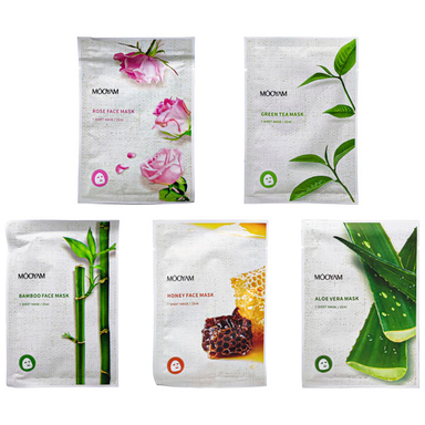 ماسک صورت مویام (Mooyam) مدل 01 حجم 25 میلی لیتر مجموعه 5 عددی