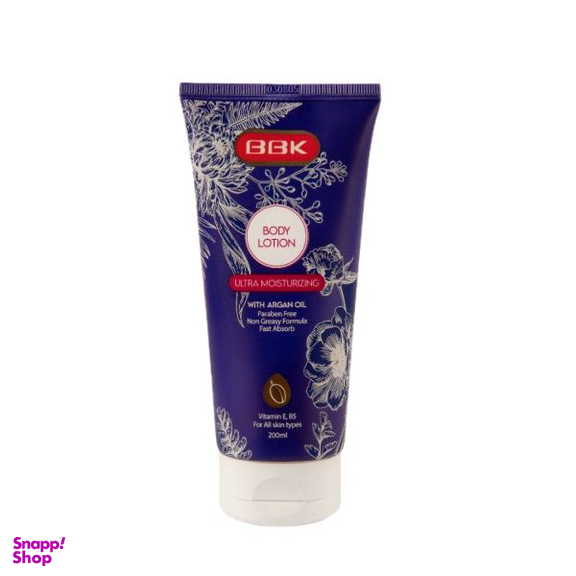 لوسیون بدن ببک (Bbk) مدل Argan Oil حجم 200 میلی لیتر