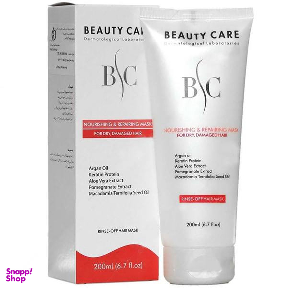ماسک مو بی سی بیوتی کر (BC Beauty Care) مدل NR حجم 200 میلی لیتر
