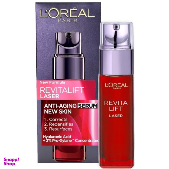 سرم پوست لورآل (Loreal) مدل Revitalift Laser X3 حجم 30 میلی لیتر