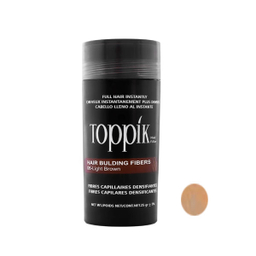 پودر پر پشت کننده مو تاپیک (Toppik) هیر فیلر کد 06 وزن 25 گرم رنگ قهوه ای روشن