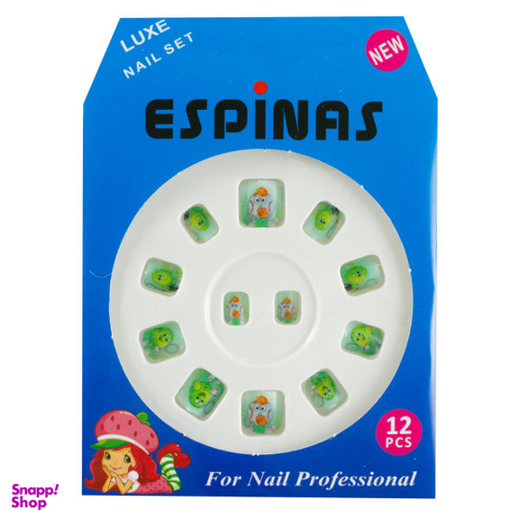 ناخن مصنوعی بچه گانه اسپیناس مدل BC920 بسته 12 عددی