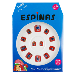 ناخن مصنوعی بچه گانه اسپیناس مدل BC925 بسته 12 عددی
