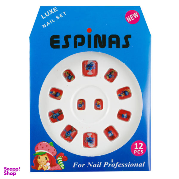 ناخن مصنوعی بچه گانه اسپیناس مدل BC925 بسته 12 عددی
