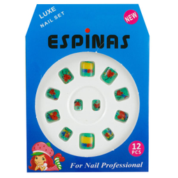 ناخن مصنوعی بچه گانه اسپیناس مدل BC910 بسته 12 عددی