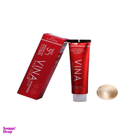 رنگ مو وینا (Vina) شماره N10 11.0 حجم 125 میلی‌لیتر رنگ بلوند پلاتینه خیلی روشن