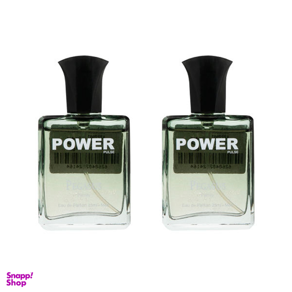 عطر جیبی مردانه پاور پالس مدل Pegasus حجم 25 میلی لیتر بسته 2 عددی