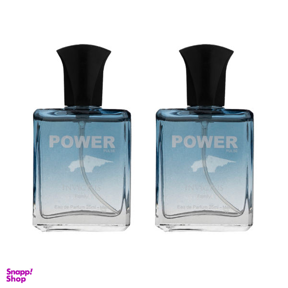 عطر جیبی مردانه پاور پالس مدل Invictus حجم 25 میلی لیتر بسته 2 عددی