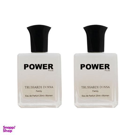 عطر جیبی زنانه پاور پالس مدل Trussardi Donna حجم 25 میلی لیتر بسته 2 عددی