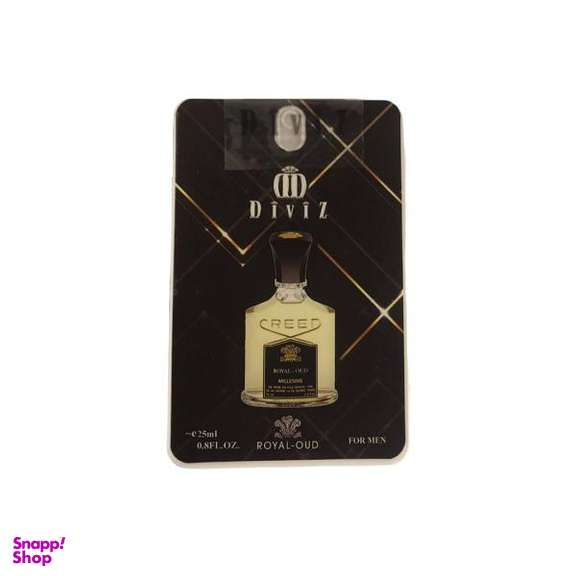 عطر جیبی دیوایز مدل کرید رویال عود حجم 25 میلی لیتر