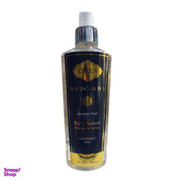 بادی اسپلش زنانه زیون (Ziven) مدل جاسمین نویر بولگاری حجم 250 میلی لیتر