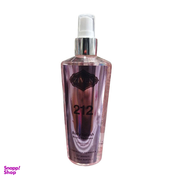 بادی اسپلش زنانه زیون (Ziven) مدل 212 حجم 250 میلی لیتر