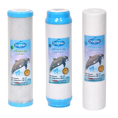 فیلتر تصفیه آب دلفین (Dolphin) مدل D123 مجموعه 3 عددی