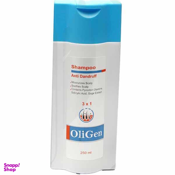 شامپو ضد شوره مو الی ژن (Oligen) مدل 222 حجم 250 میلی لیتر