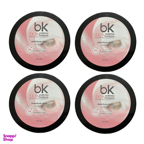 کرم آبرسان بی کی مدل SKIN FORTIFYING HYDRATOR حجم 165 میلی لیتر مجموعه 4 عددی