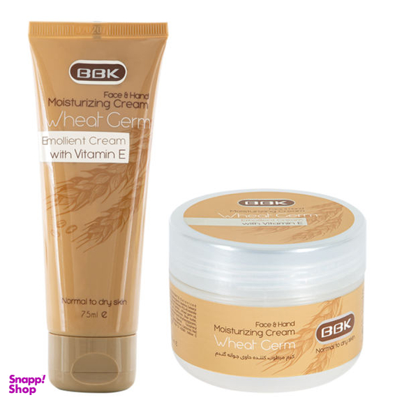 کرم مرطوب کننده ببک مدل جوانه گندم حجم 100 میلی لیتر + کرم نرم کننده مدل جوانه گندم حجم 75 میلی لیتر