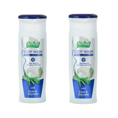شامپو بدن صحت (Sehat) مدل گوار حجم 300 میلی لیتر مجموعه 2 عددی