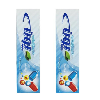 خمیر دندان پونه (Pooneh) مدل Vitamins حجم 100 میلی‌ لیتر بسته 2 عددی