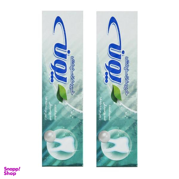 خمیر دندان پونه (Pooneh) مدل سفیدکننده حجم 100 میلی ‌لیتر بسته 2 عددی