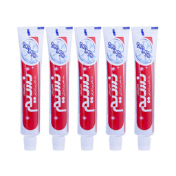 خمیر دندان نسیم (Nasim) مدل Contains Fluoride وزن 80 گرم بسته 5 عددی