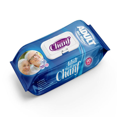 دستمال مرطوب چانف (Chanf) مدل Adult W بسته 90 عددی